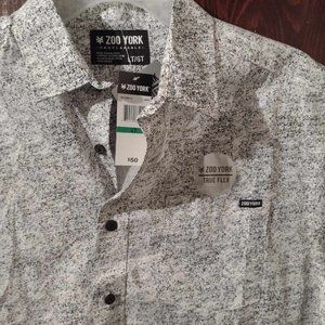 NWT Men's Big & Tall (LT) ZOO YORK Men's True Flex  black & white